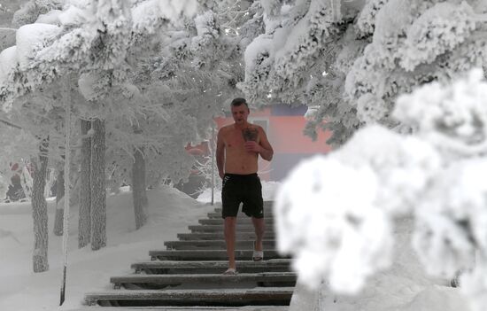 Russia Winter Swimming