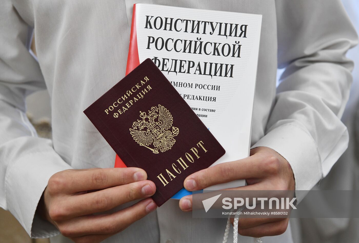 Russia Crimea Constitution Day Passports