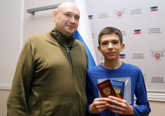 Russia DPR Constitution Day Passports