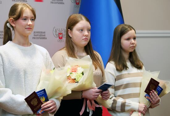 Russia DPR Constitution Day Passports