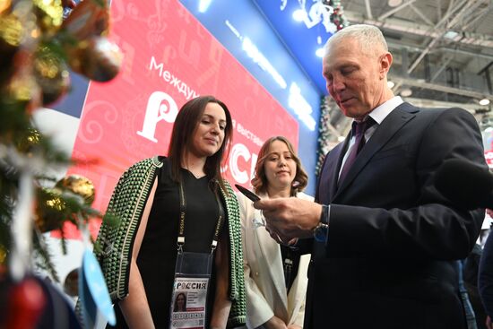 International RUSSIA EXPO forum and exhibition. Kherson Region Day. Vladimir Saldo, head of the Kherson Region. Location: Russia, Moscow. Author: Kristina Kormilitsyna/Sputnik. RUSSIA EXPO. Kherson Region Day