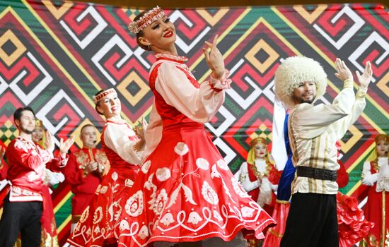 The International RUSSIA EXPO Forum and Exhibition. Astrakhan Region Day. Pavilion 75. Location: Russia, Moscow. Author: Kirill Kallinikov/Sputnik. RUSSIA EXPO. Astrakhan Region Day