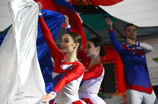 The International RUSSIA EXPO Forum and Exhibition. Astrakhan Region Day. Pavilion 75. Location: Russia, Moscow. Author: Kirill Kallinikov/Sputnik. RUSSIA EXPO. Astrakhan Region Day