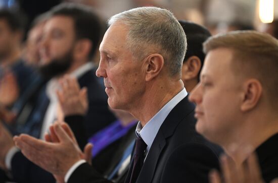 International RUSSIA EXPO forum and exhibition. Kherson Region Day. Vladimir Saldo, head of the Kherson Region. Location: Russia, Moscow. Author: Kristina Kormilitsyna/Sputnik. RUSSIA EXPO. Kherson Region Day