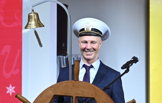 International RUSSIA EXPO forum and exhibition. Kherson Region Day. Vladimir Saldo, head of the Kherson Region. Location: Russia, Moscow. Author: Kristina Kormilitsyna/Sputnik. RUSSIA EXPO. Kherson Region Day