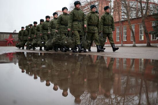 Russia Presidential Regiment Conscripts