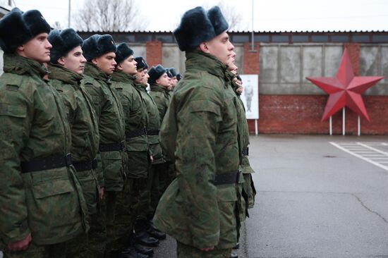 Russia Presidential Regiment Conscripts