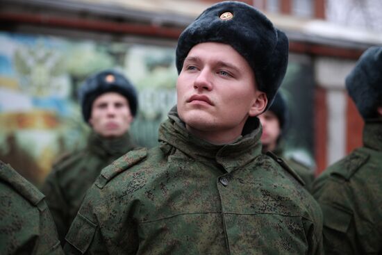 Russia Presidential Regiment Conscripts