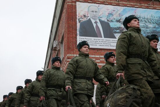 Russia Presidential Regiment Conscripts