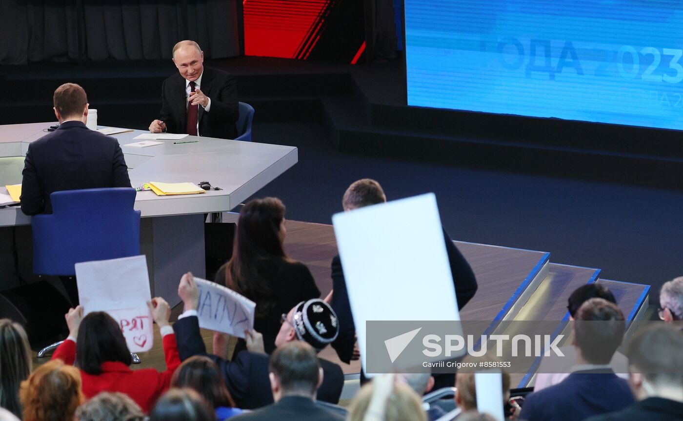 Russia Putin Press Conference