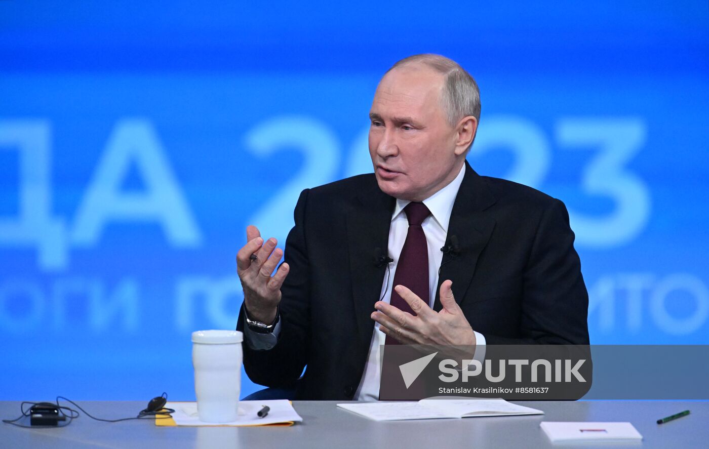 Russia Putin Press Conference