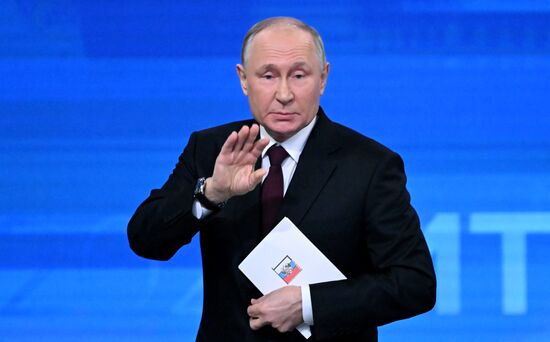 Russia Putin Press Conference