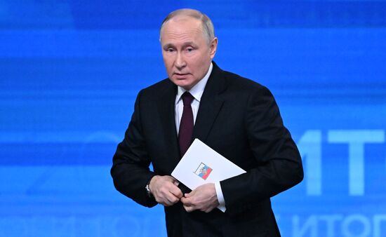 Russia Putin Press Conference