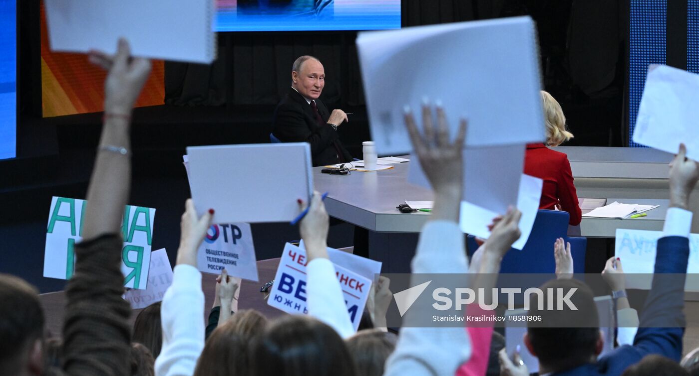 Russia Putin Press Conference