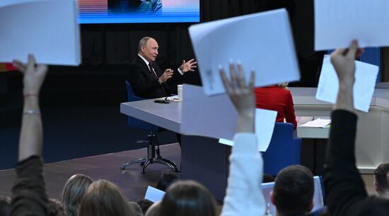 Russia Putin Press Conference