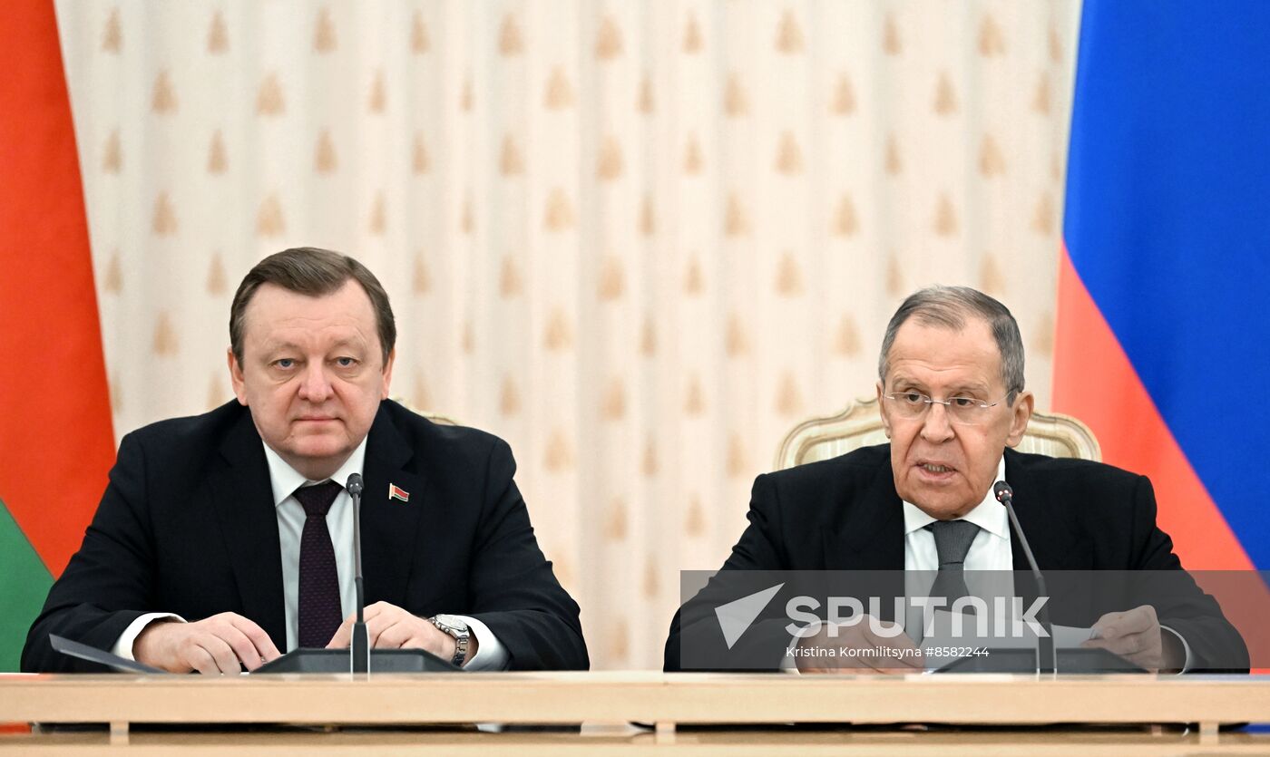 Russia Belarus Ministerial Meeting