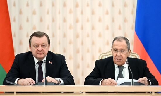 Russia Belarus Ministerial Meeting