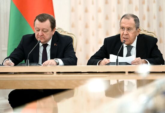 Russia Belarus Ministerial Meeting