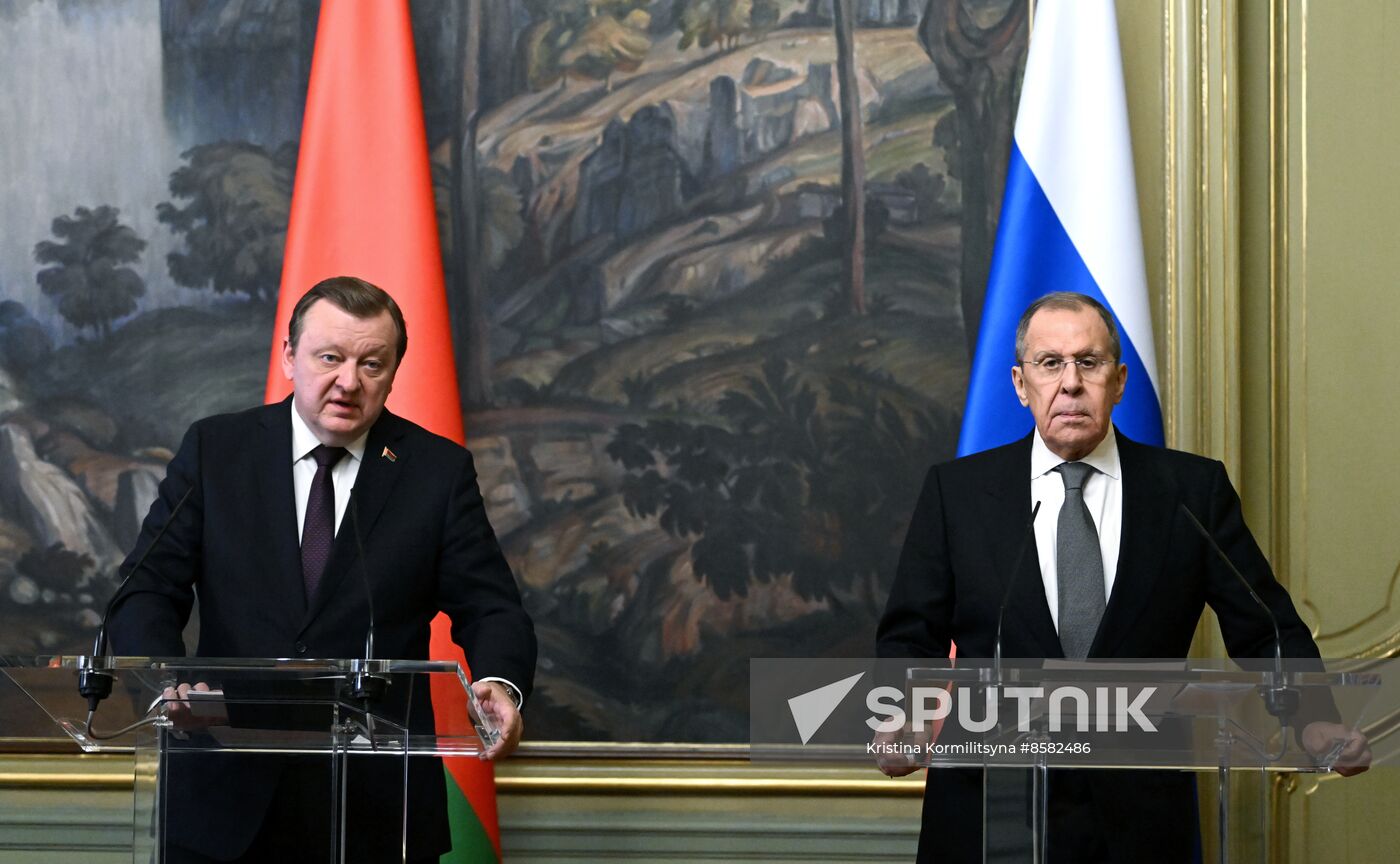 Russia Belarus Ministerial Meeting