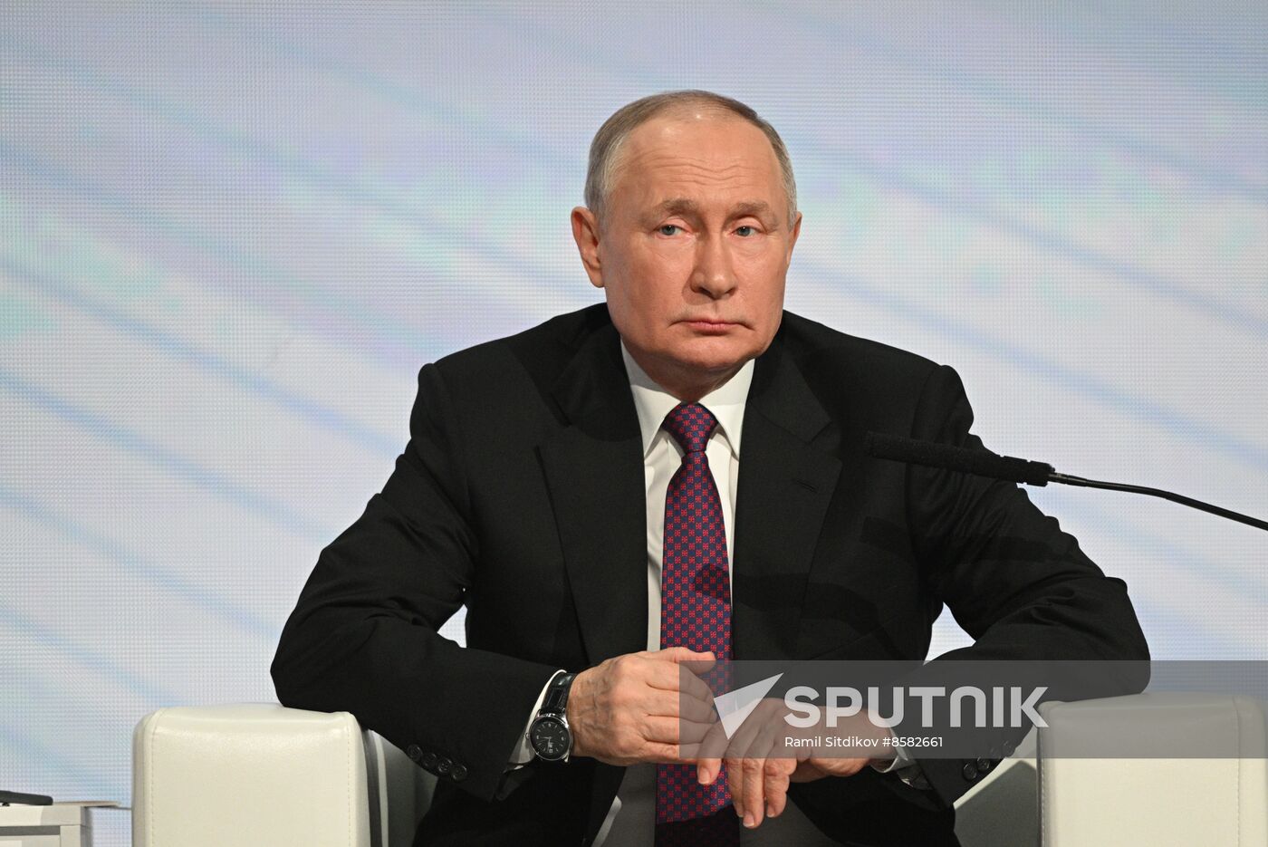 Russia Putin Railway Congress