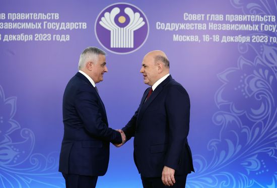Russia Mishustin CIS Government Heads Council