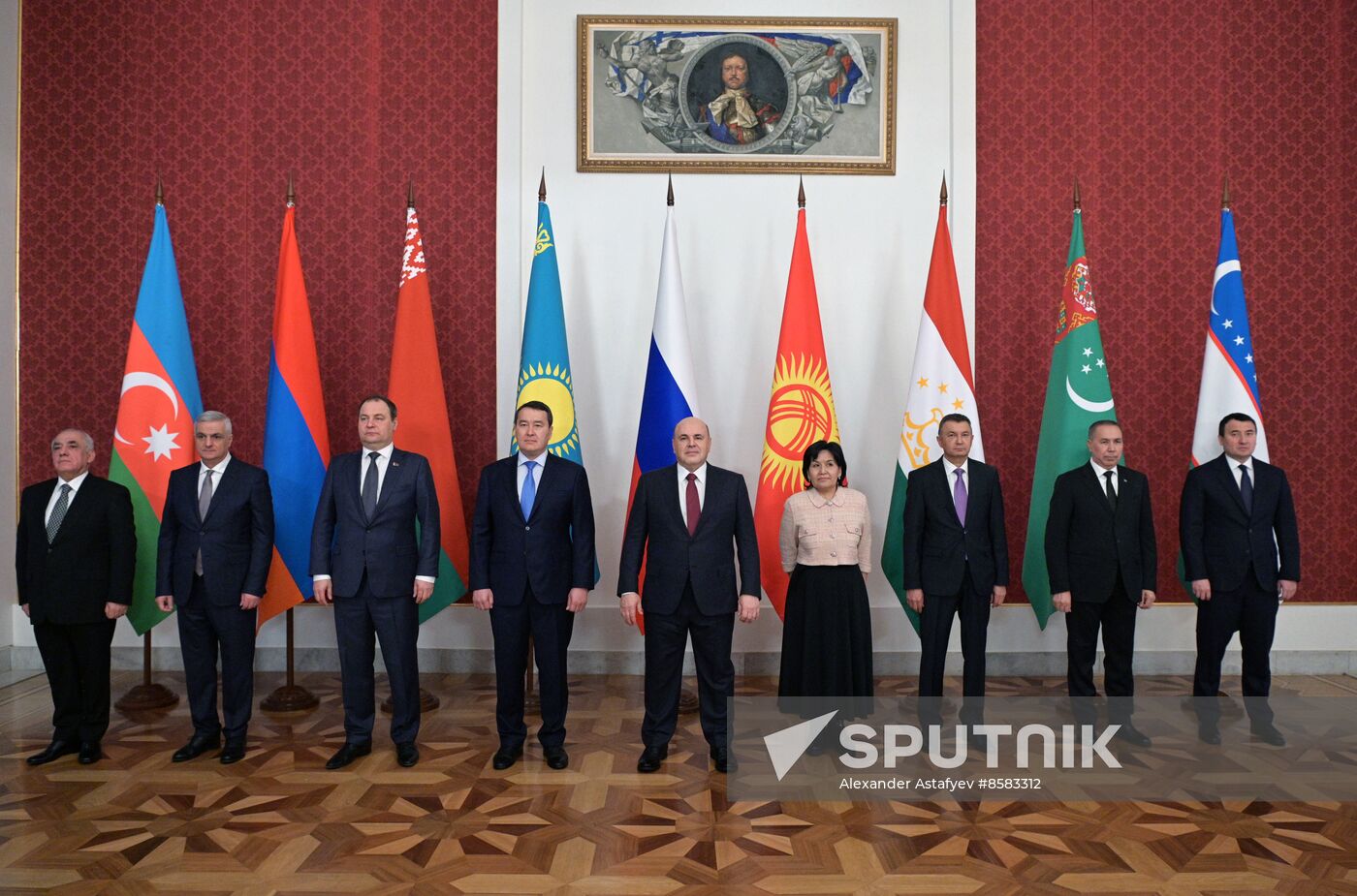 Russia Mishustin CIS Government Heads Council