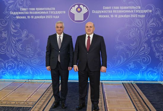 Russia Mishustin CIS Government Heads Council