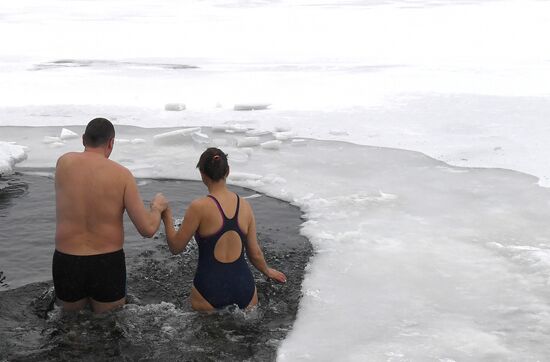 Russia Winter Swimming