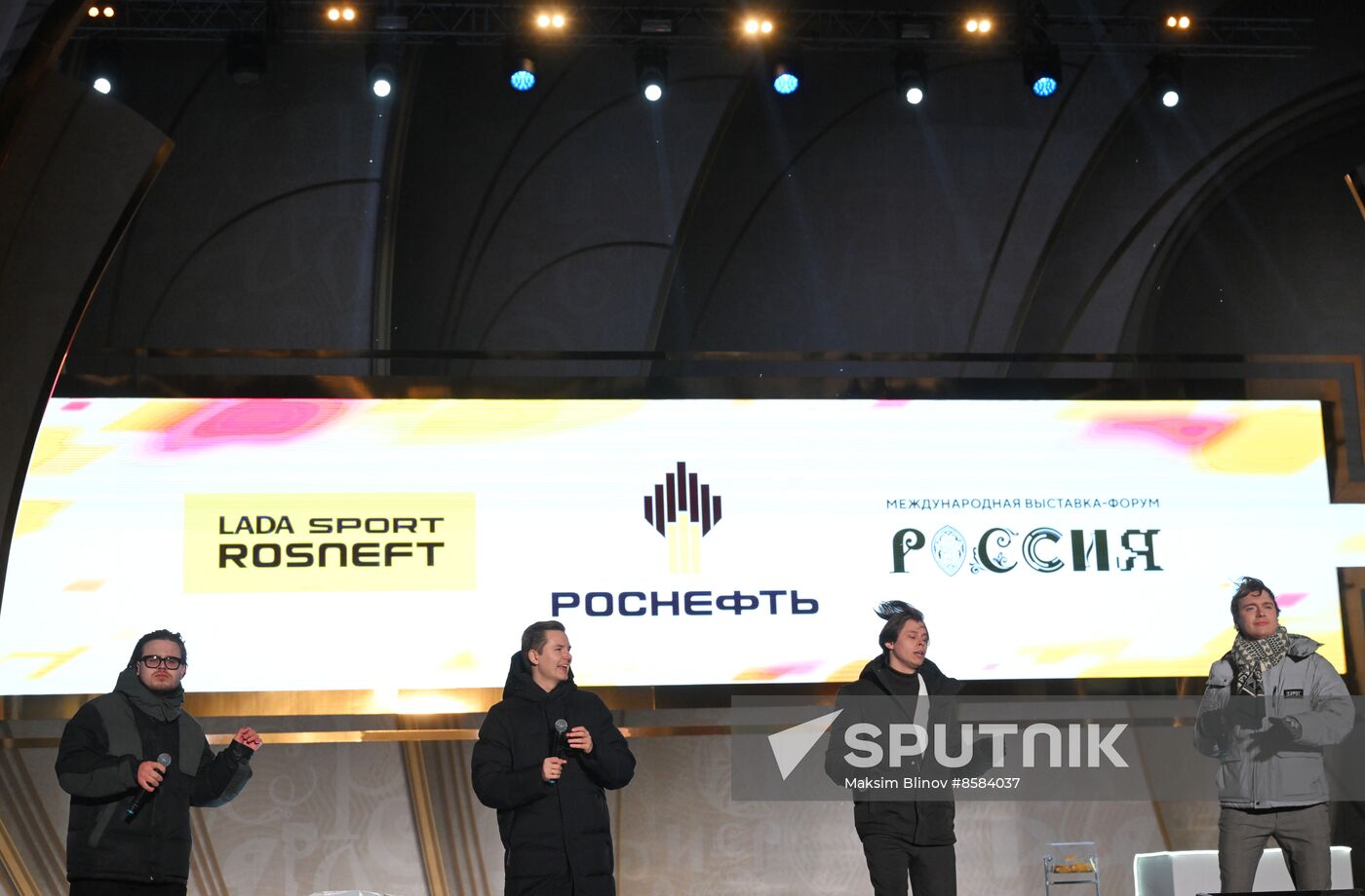 RUSSIA EXPO. Lada Granta Dream Car Lottery from Rosneft Co. and Lada Sport Rosneft Racing Team