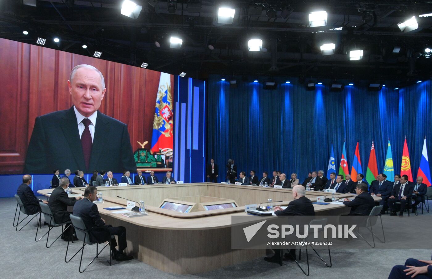 Russia Mishustin CIS Government Heads Council