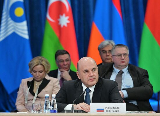 Russia Mishustin CIS Government Heads Council