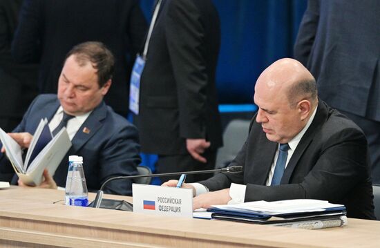 Russia Mishustin CIS Government Heads Council