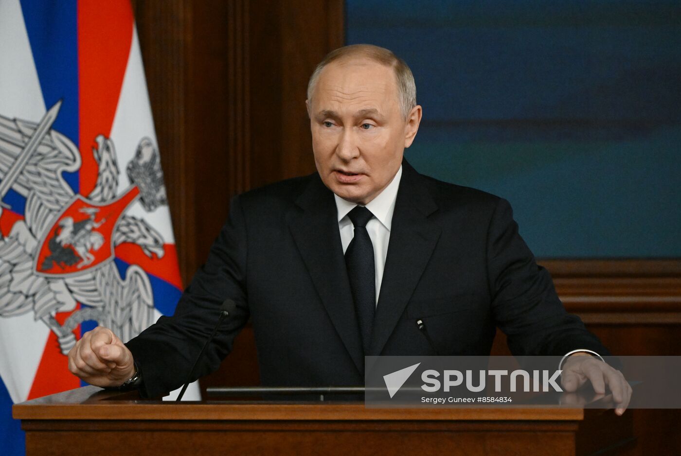 Russia Putin Defence Ministry Board