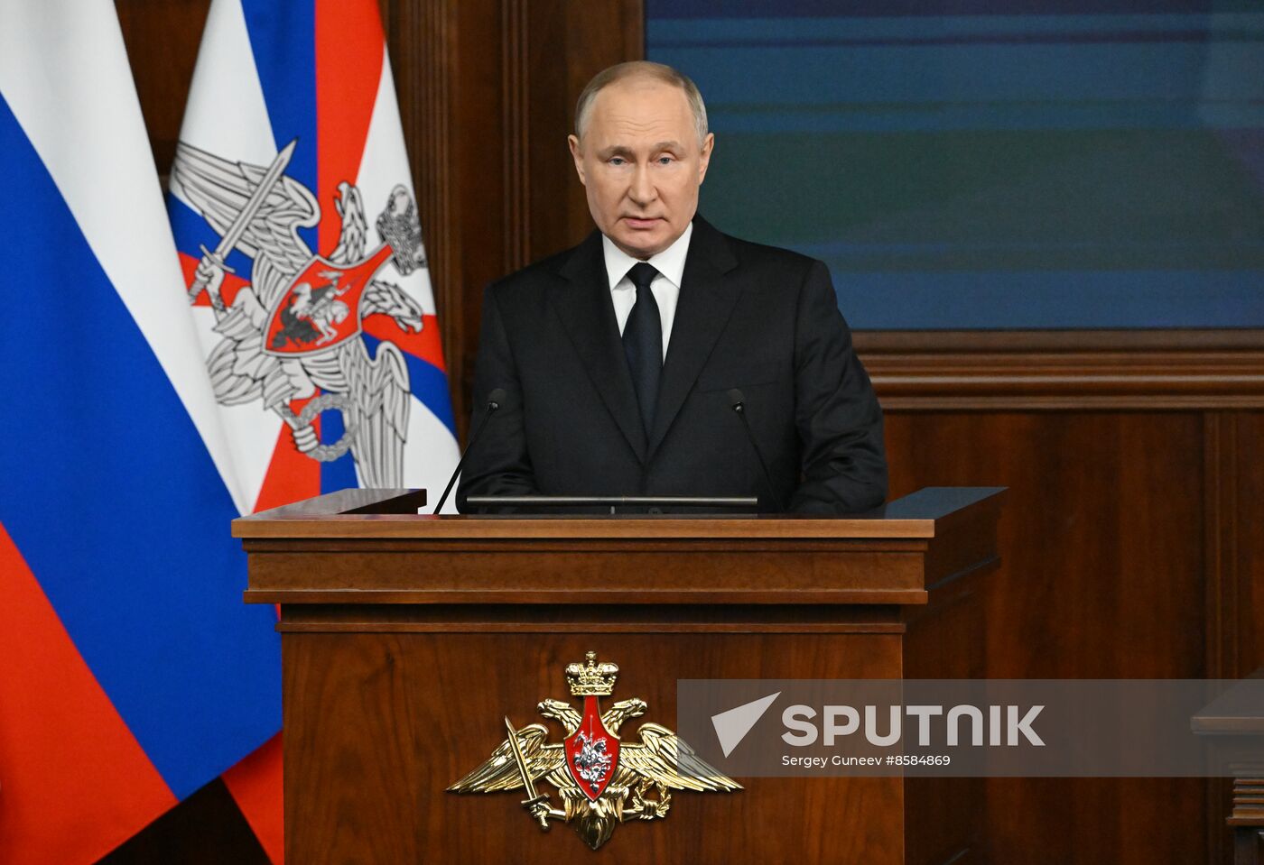 Russia Putin Defence Ministry Board