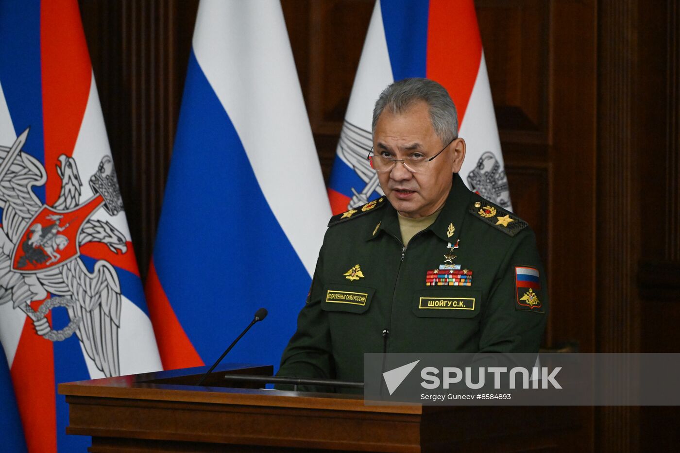 Russia Putin Defence Ministry Board