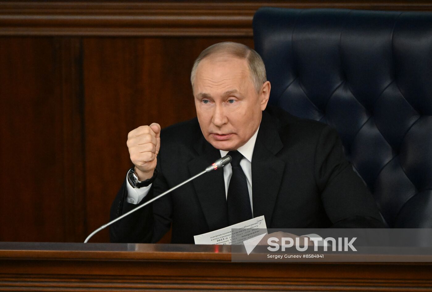 Russia Putin Defence Ministry Board