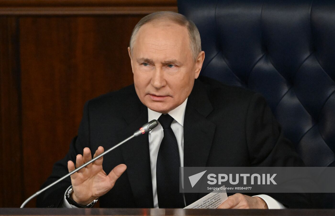 Russia Putin Defence Ministry Board