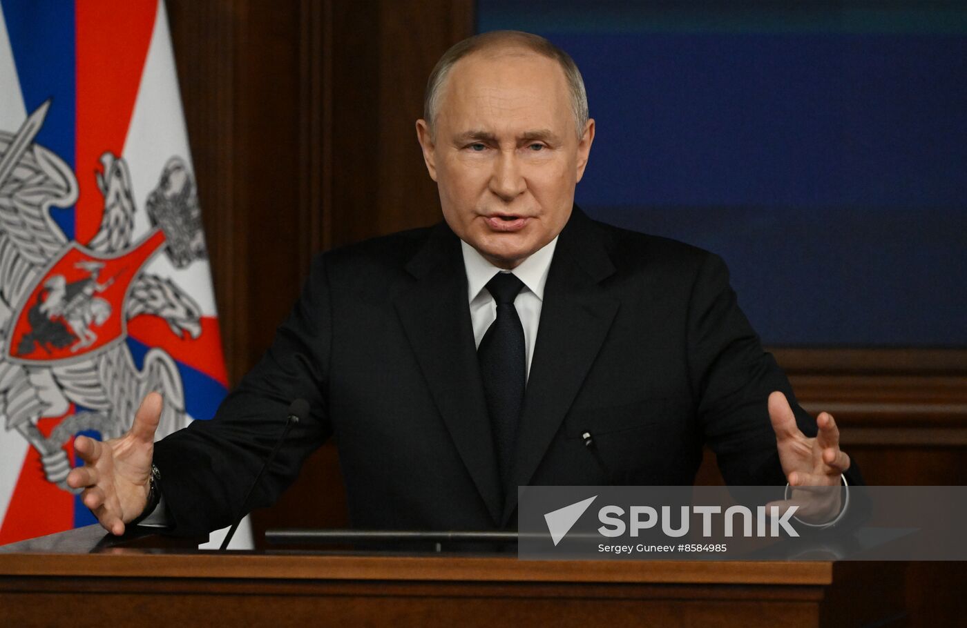 Russia Putin Defence Ministry Board