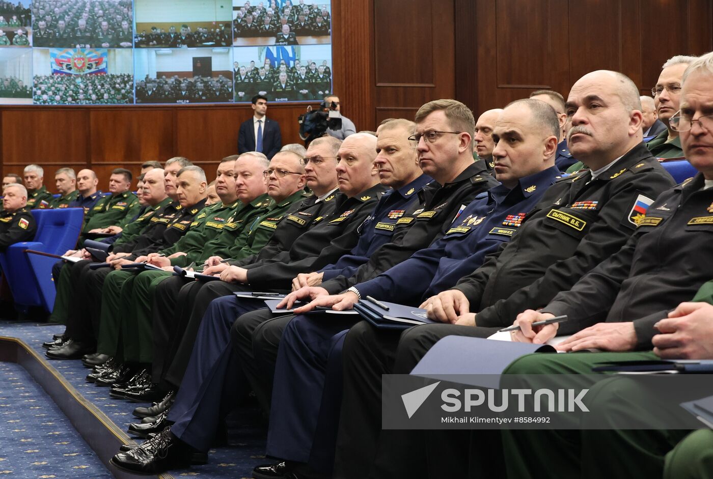 Russia Putin Defence Ministry Board