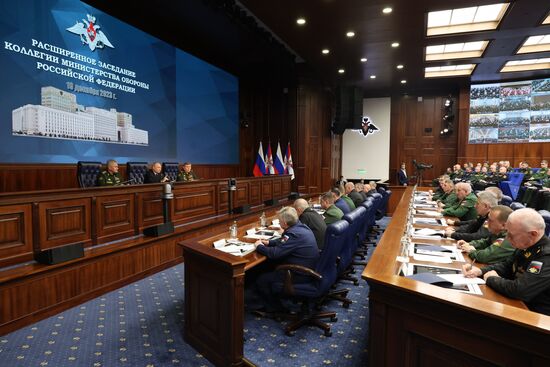 Russia Putin Defence Ministry Board