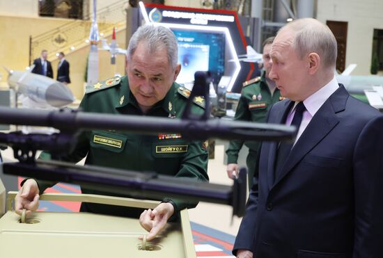 Russia Putin Defence Ministry Board