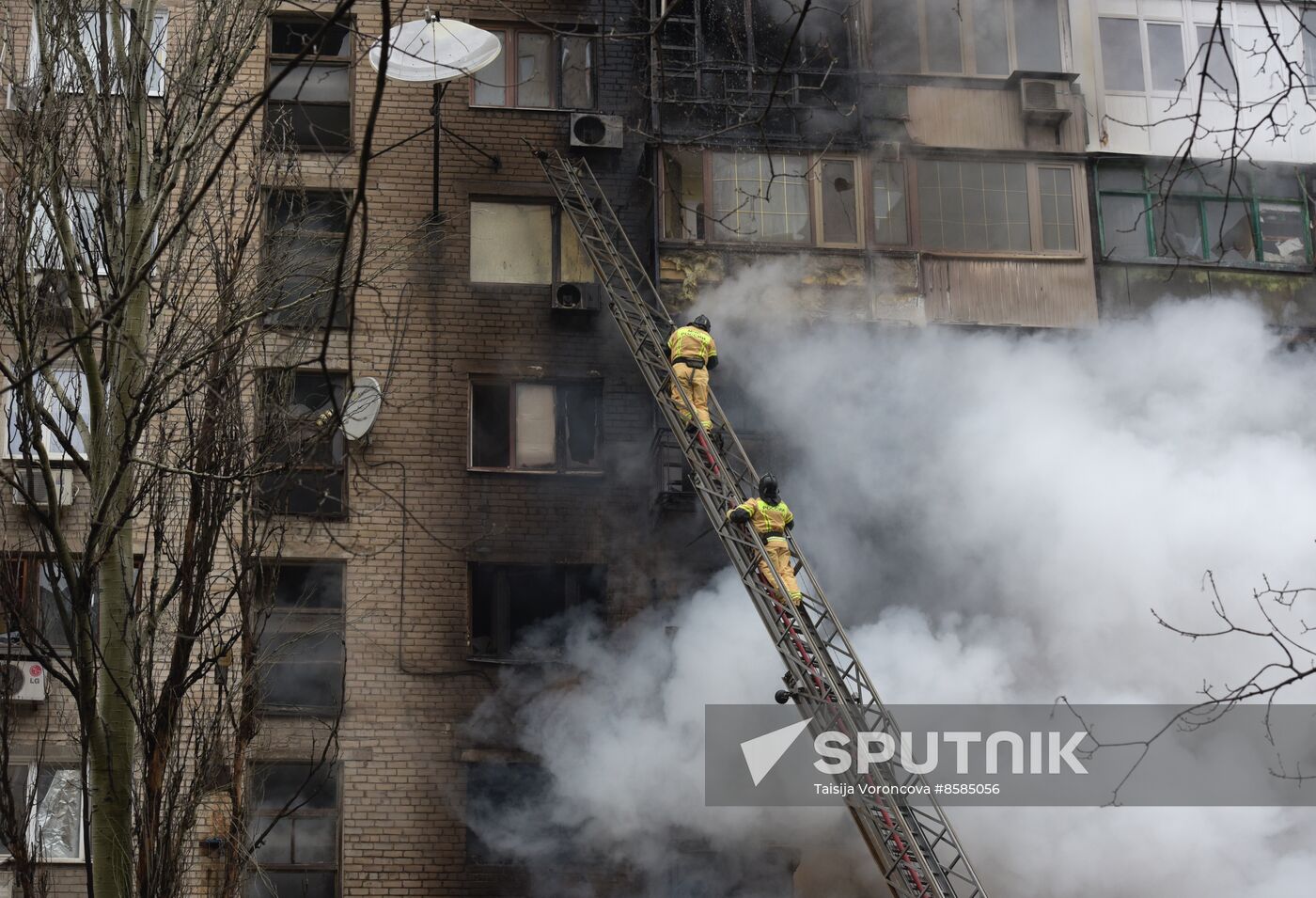 Russia Ukraine Military Operation Shelling