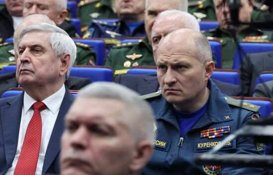 Russia Putin Defence Ministry Board