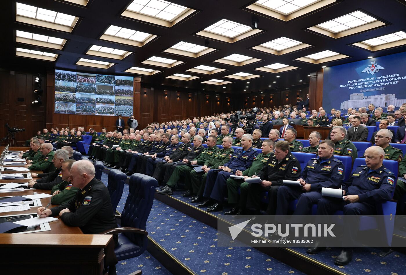 Russia Putin Defence Ministry Board