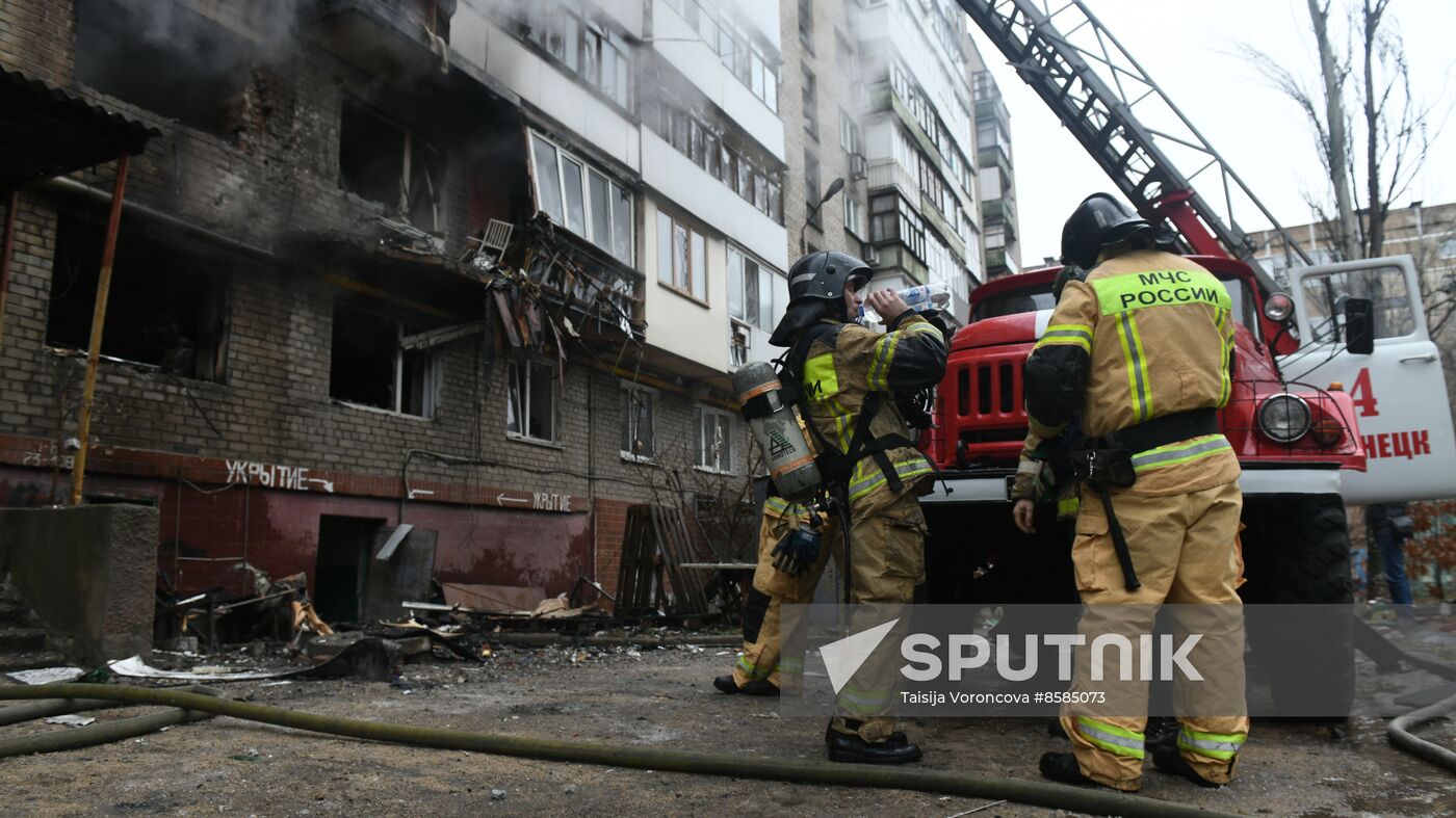 Russia Ukraine Military Operation Shelling