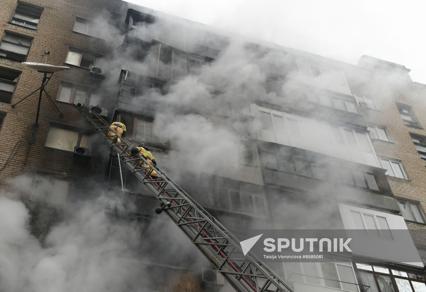 Russia Ukraine Military Operation Shelling