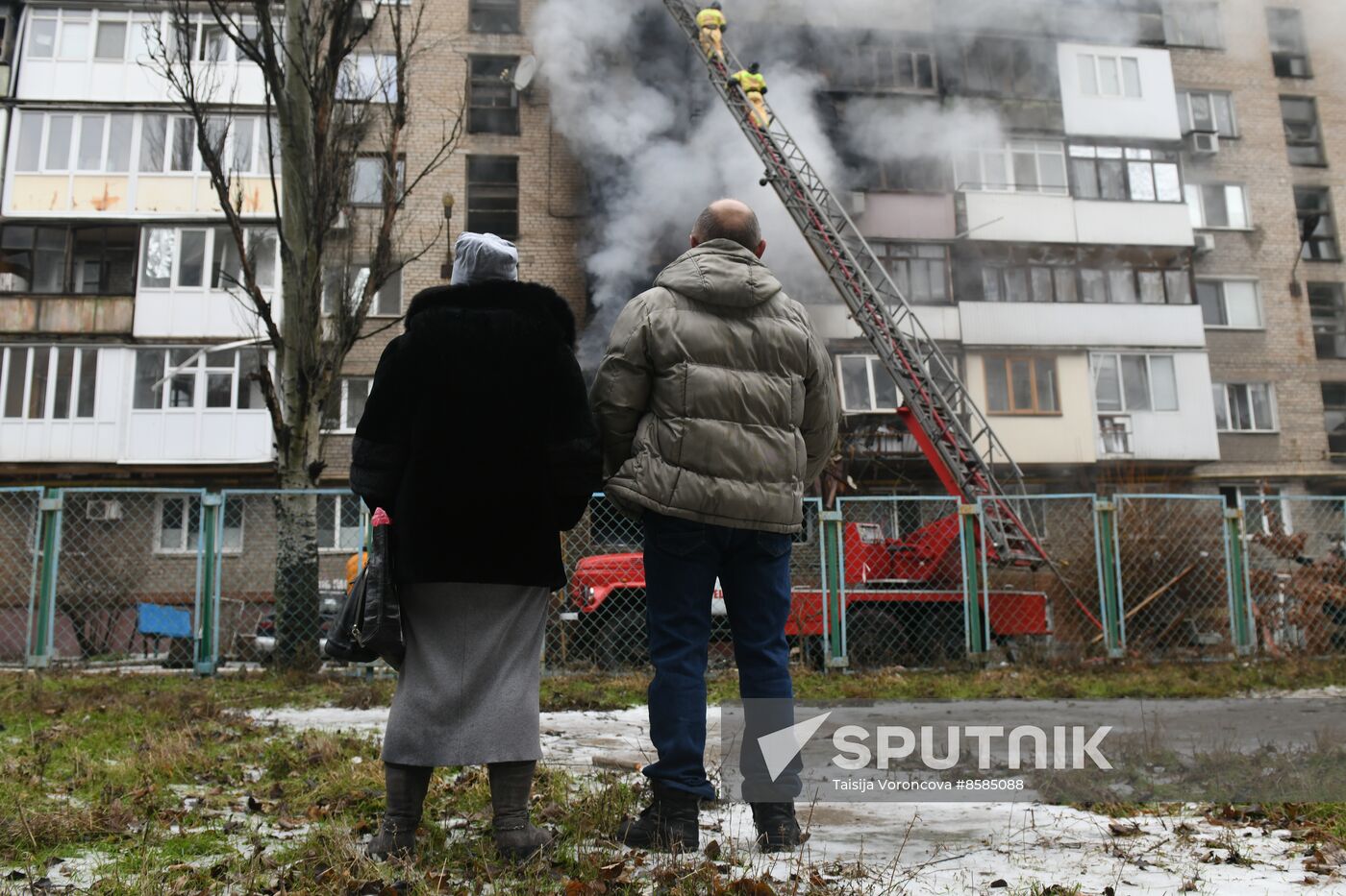 Russia Ukraine Military Operation Shelling