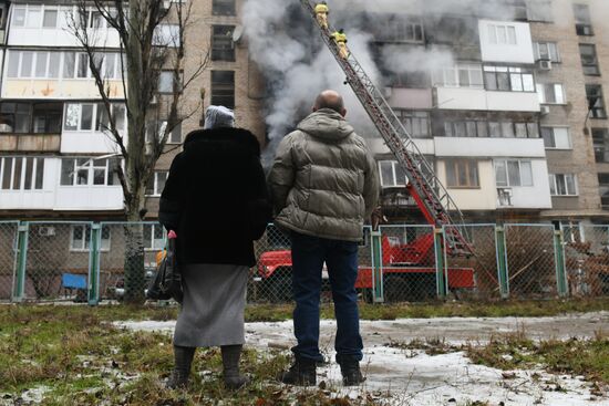 Russia Ukraine Military Operation Shelling