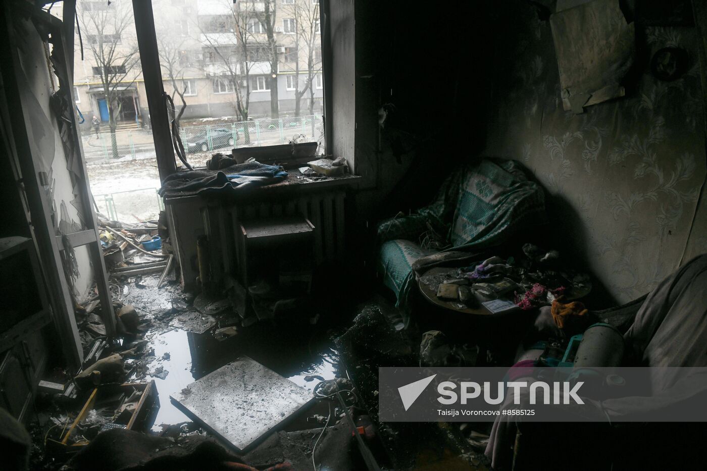 Russia Ukraine Military Operation Shelling