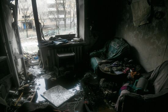 Russia Ukraine Military Operation Shelling